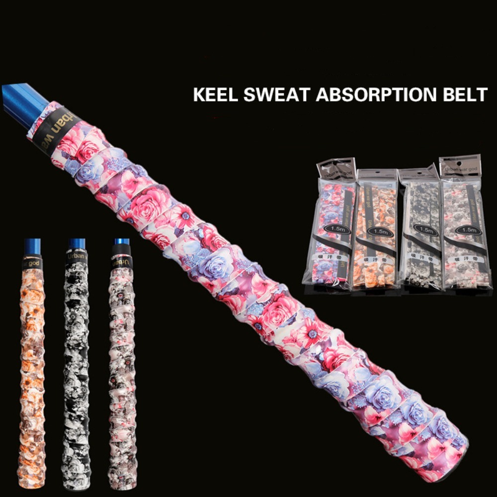 Badminton Grip Tape - 1 pièces 1.5m de longueur antidérapant